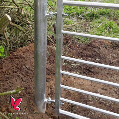 Field Gate Fixing Kit for Metal Gates 19mm Adjustable Gate Eyes with 300mm Bolt