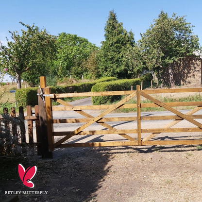 Fieldgate Spring Fastener Set Galvanised 610mm Latch for Gates with Fixings