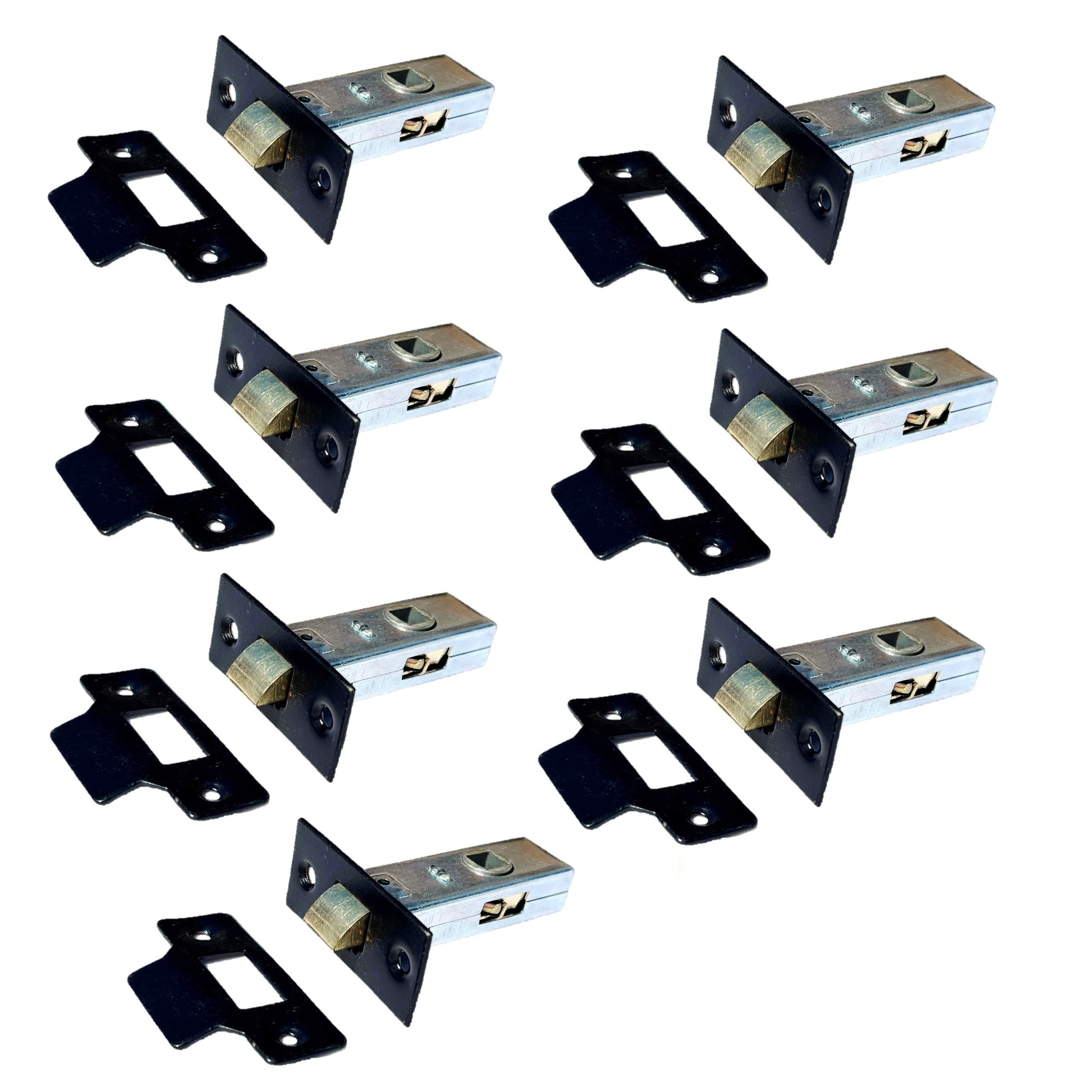 Marketplace JPG companion for Mortice Tubular Door Latch 2.5" 63mm Internal Door Catch Black 1-10