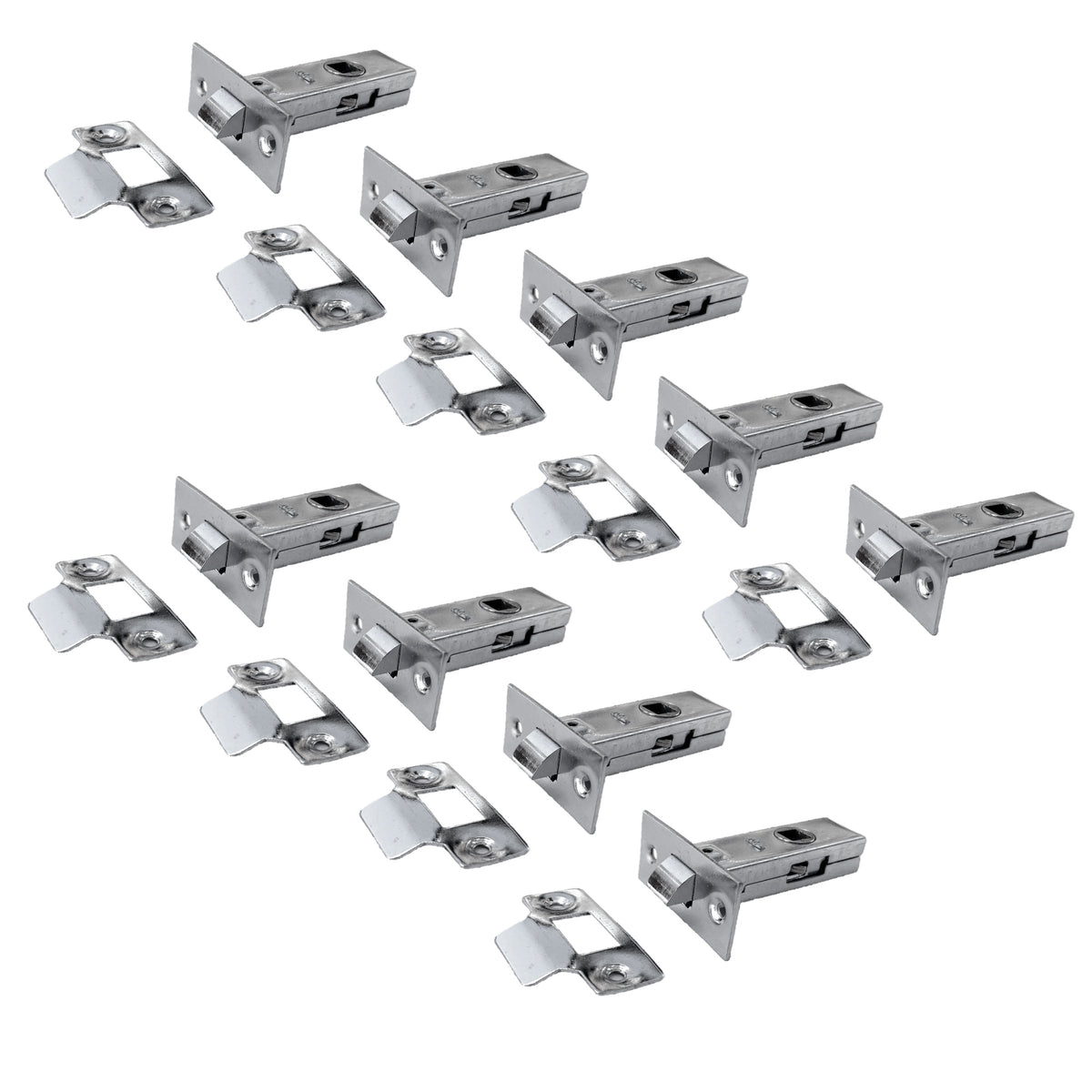 Marketplace JPG companion for Mortice Tubular Door Latch 2.5" 63mm Internal Door Catch Nickle Plate 1-10