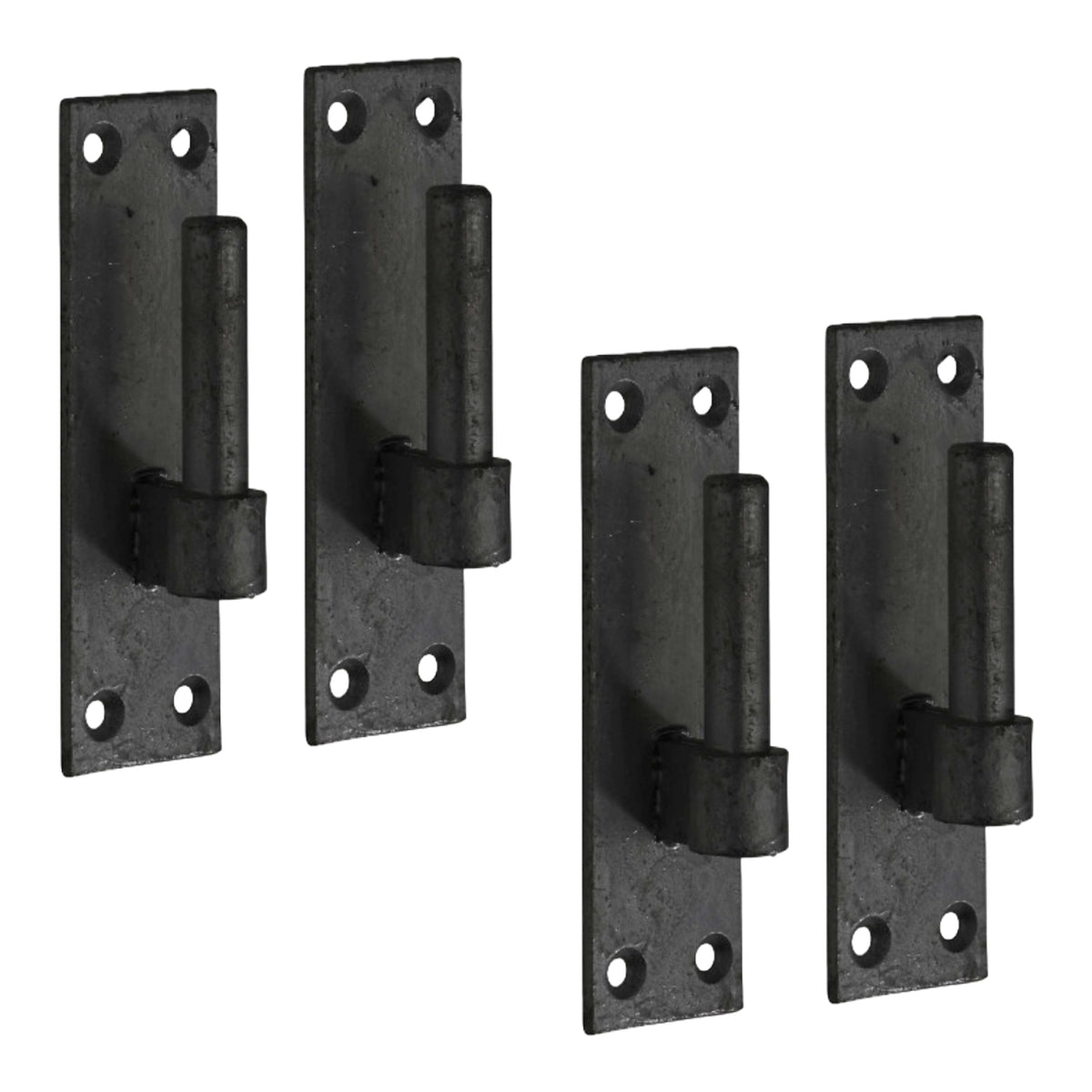 Marketplace JPG companion for Heavy Duty Gate Hooks 2 Pairs for Band Gate Hinge Brackets 16mm Pin Black