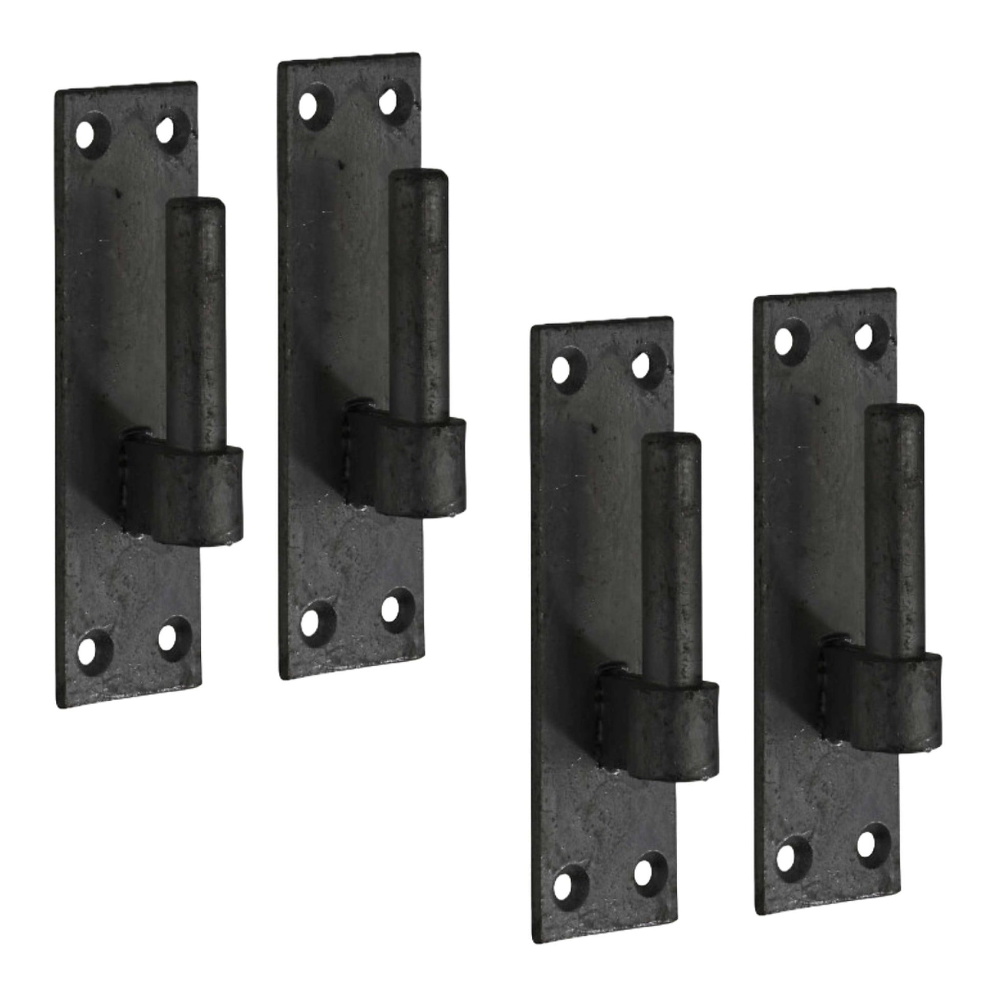 Marketplace JPG companion for Heavy Duty Gate Hooks 2 Pairs for Band Gate Hinge Brackets 12mm Pin Black - 165mm X 45mm