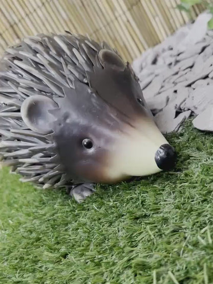 Metal Woodland Hedgehog Garden Sculpture