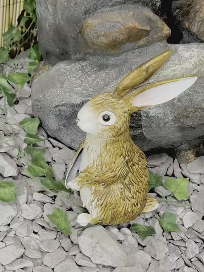 Metal Inquisitive Brown Rabbit
