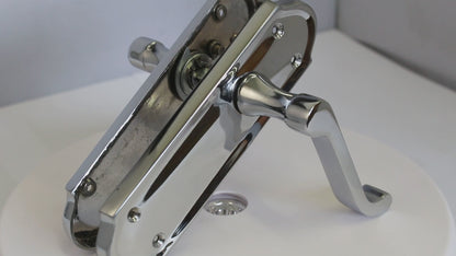 Ashford Door Handle Latch Scroll Lever - Chrome
