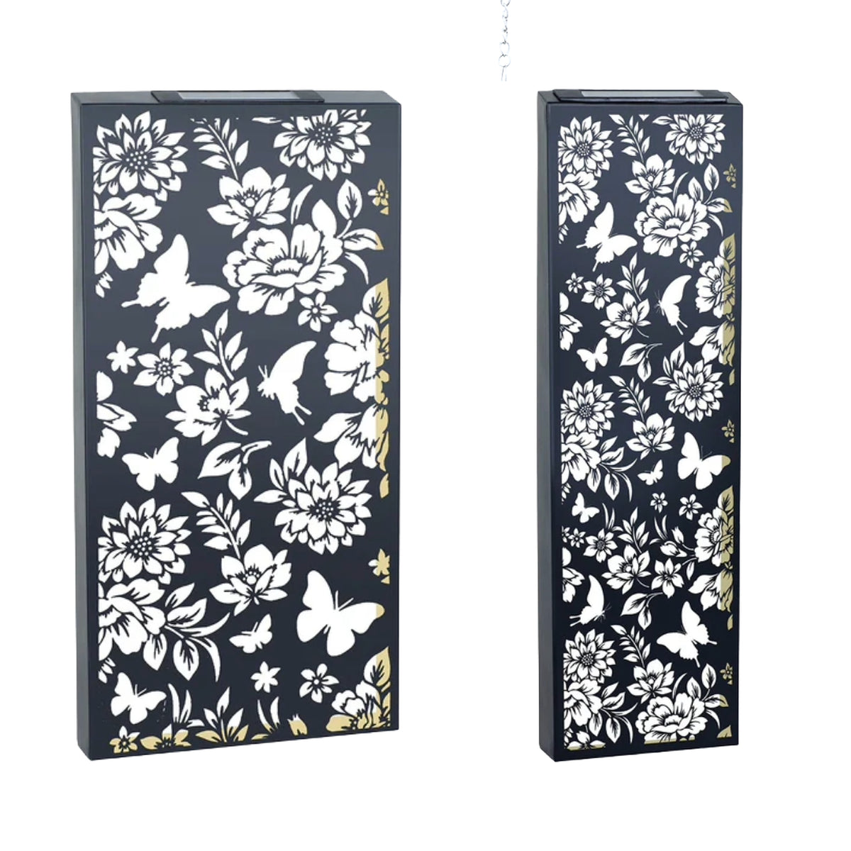 Tesco JPG version for Metal Solar Wall Panel Butterfly Flowers or Birds Pattern Design