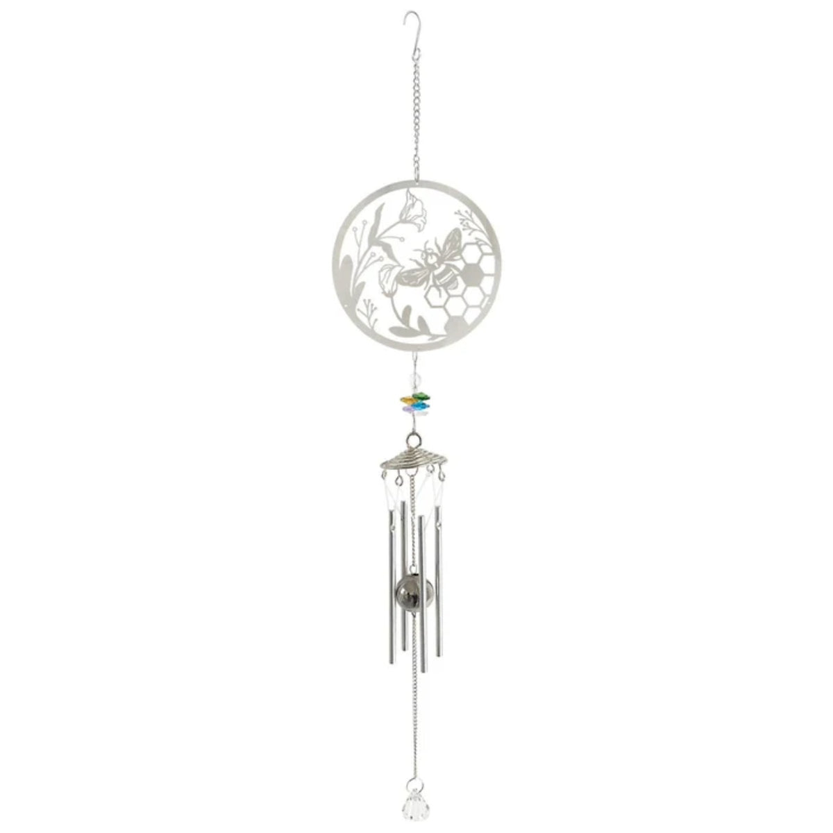 Marketplace JPG companion for Stainless Steel Hanging Wind Chime - 55cm Outdoor Metal Garden Chime Patio Decor