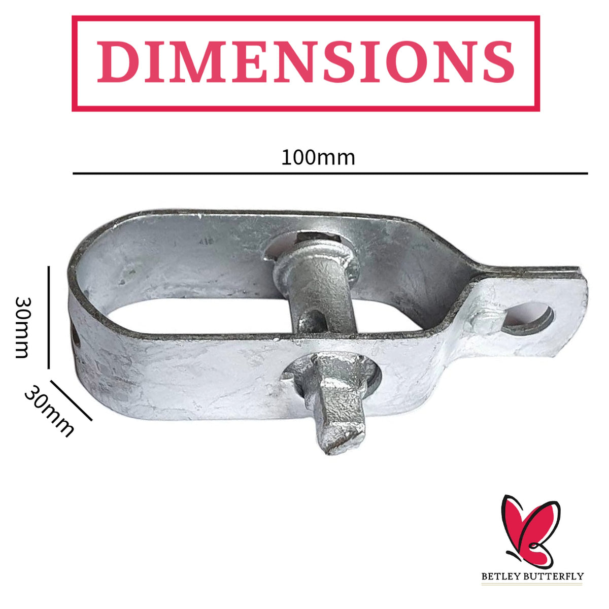 Marketplace JPG companion for Radisseur 2/5/10 Galvanised Steel Tensioner 4" Rachet Fencing Line Wire Tighten - 100mm