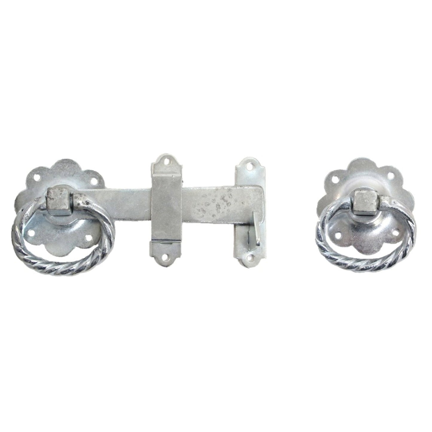 Marketplace JPG companion for Ring Gate Latch Zinc Plated 6" 150mm Twisted Ring Silver Garden Gate Catch