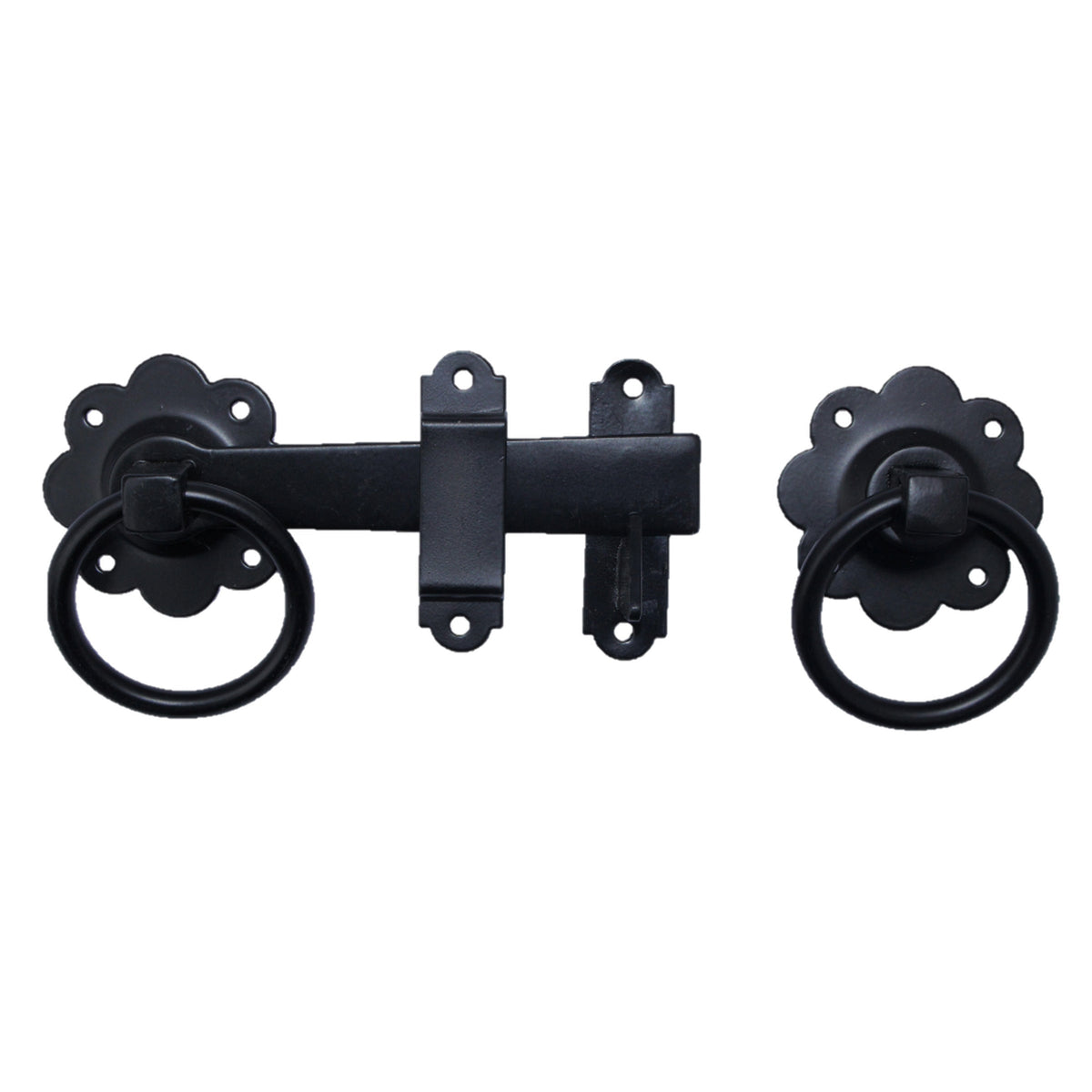 Marketplace JPG companion for Ring Gate Latch Black 6" 150mm Plain Ring Garden Gate Catch