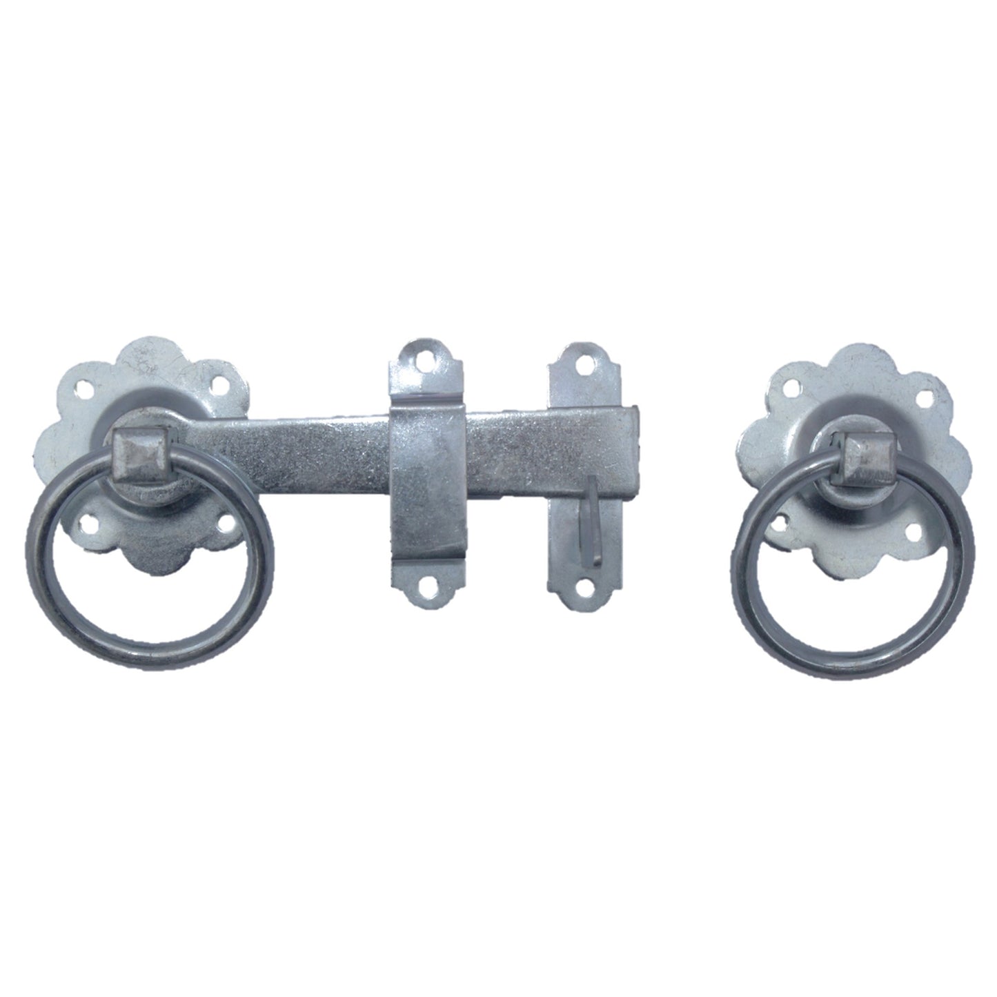 Marketplace JPG companion for Ring Gate Latch Zinc Plated 6" 150mm Plain Ring Garden Silver Gate Catch