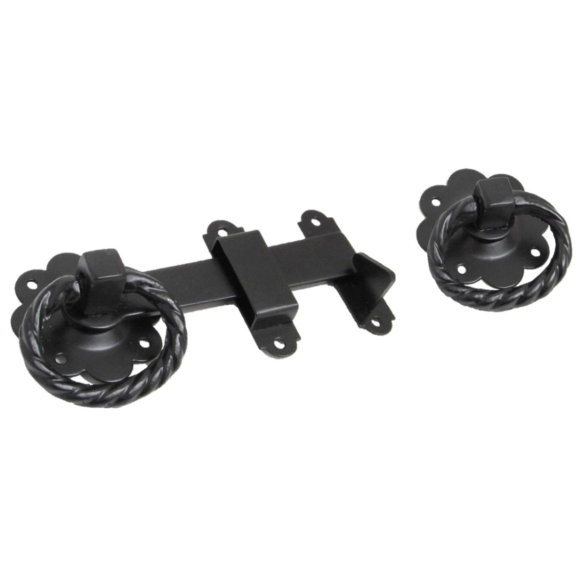 Marketplace JPG companion for Ring Gate Latch Black 6" 150mm Twisted Ring Garden Gate Catch