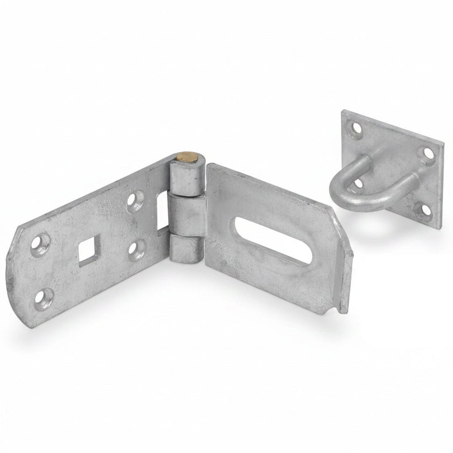 Heavy-Duty Galvanised Hasp & Staple – 10″, Pack of 1 or 2 – 1