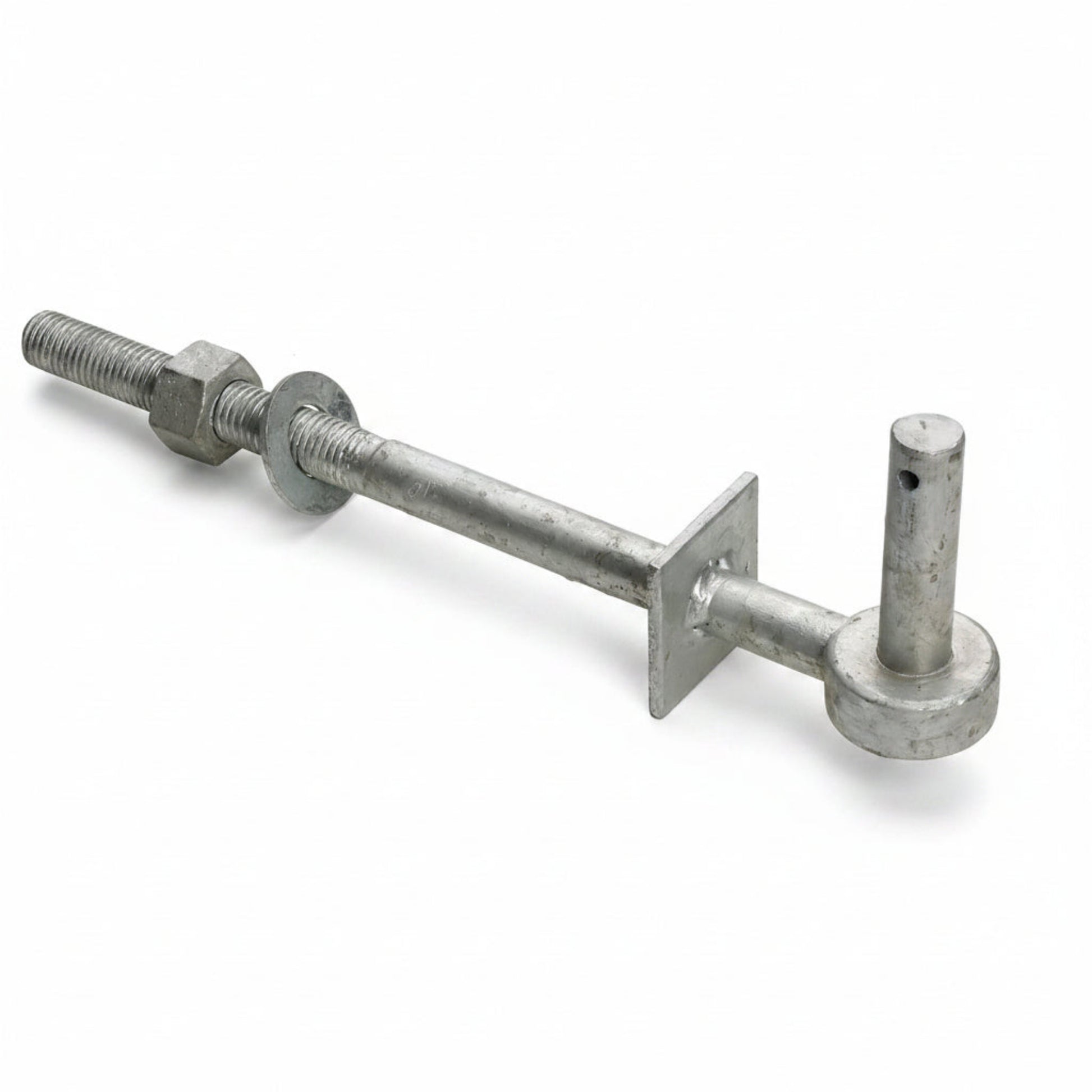 Galvanised hook-to-bolt gate hinge product detail