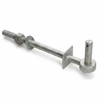 Galvanised hook-to-bolt gate hinge product detail