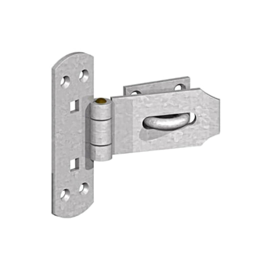 Galvanised Vertical T-Shape Locking Bar Hasp & Staple – 6″ – Default Title