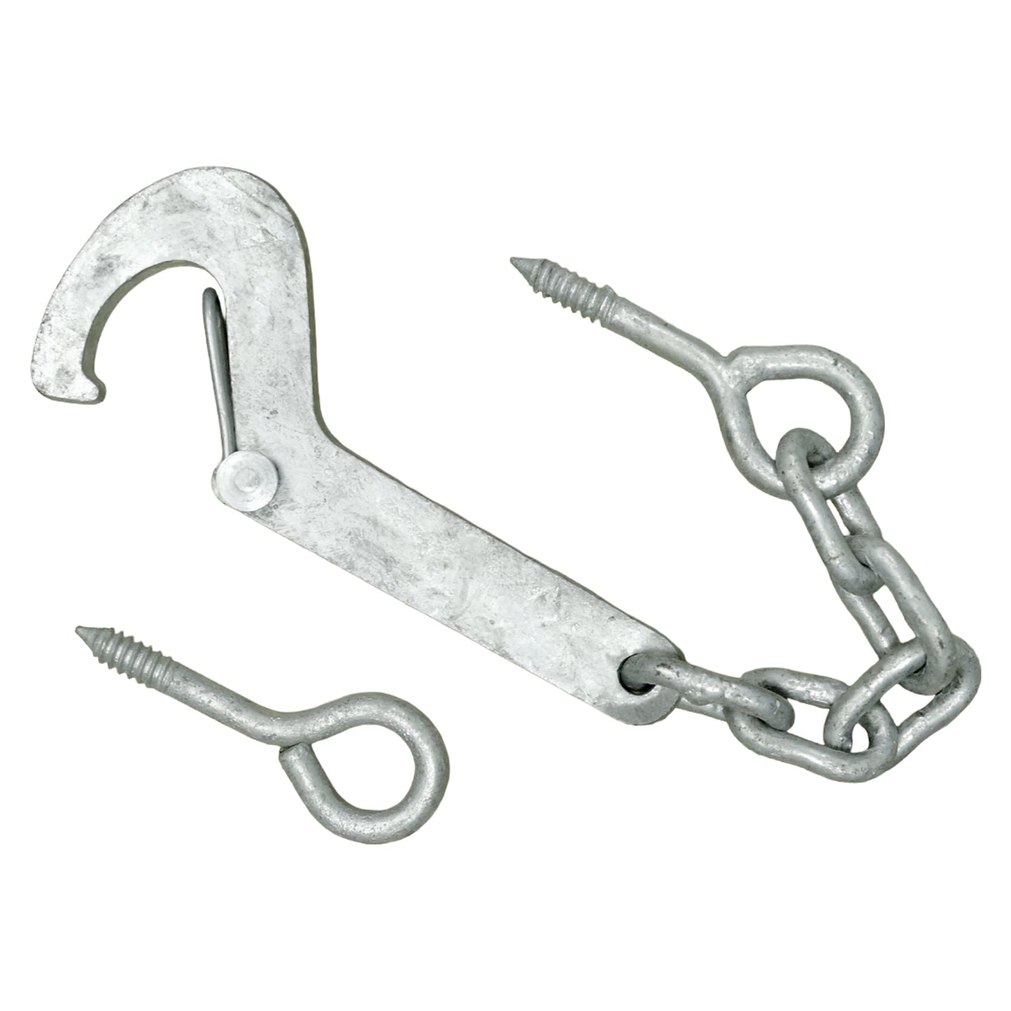 Marketplace JPG companion for Safety Hook & Eye Gate Latch, Galvanised Steel Animal-Safe Catch for Outdoor Gates