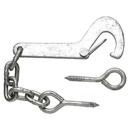 Marketplace JPG companion for Safety Hook & Eye Gate Latch, Galvanised Steel Animal-Safe Catch for Outdoor Gates