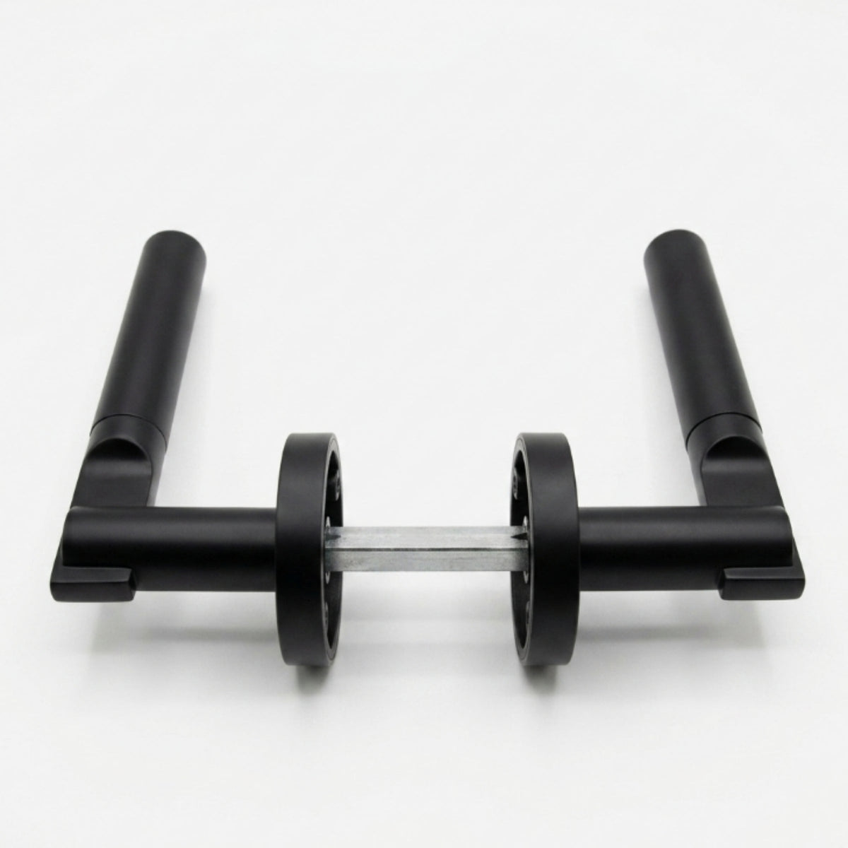Marketplace JPG companion for Electra Door Handles Latch Lever on Rose - Matt Black 140mm