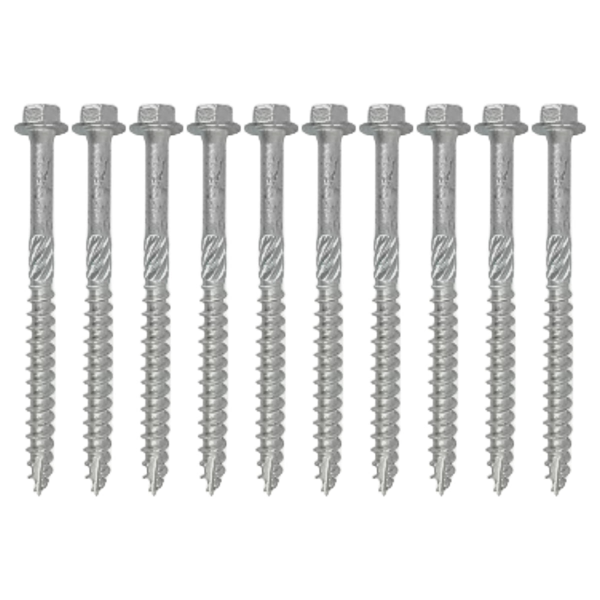 Marketplace JPG companion for Hex Head Timber Screws 10 X 100mm Flanged Thread Cutting, Pack of 50 - 8mm