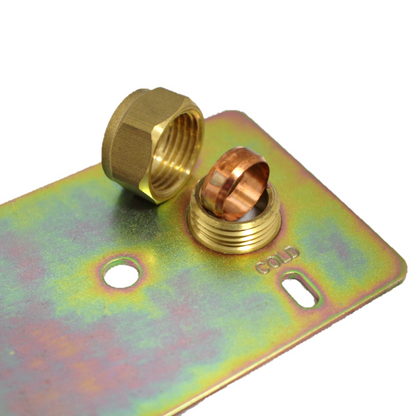 Shower Fixings Plate Concealed for Exposed Bar Valve 150mm