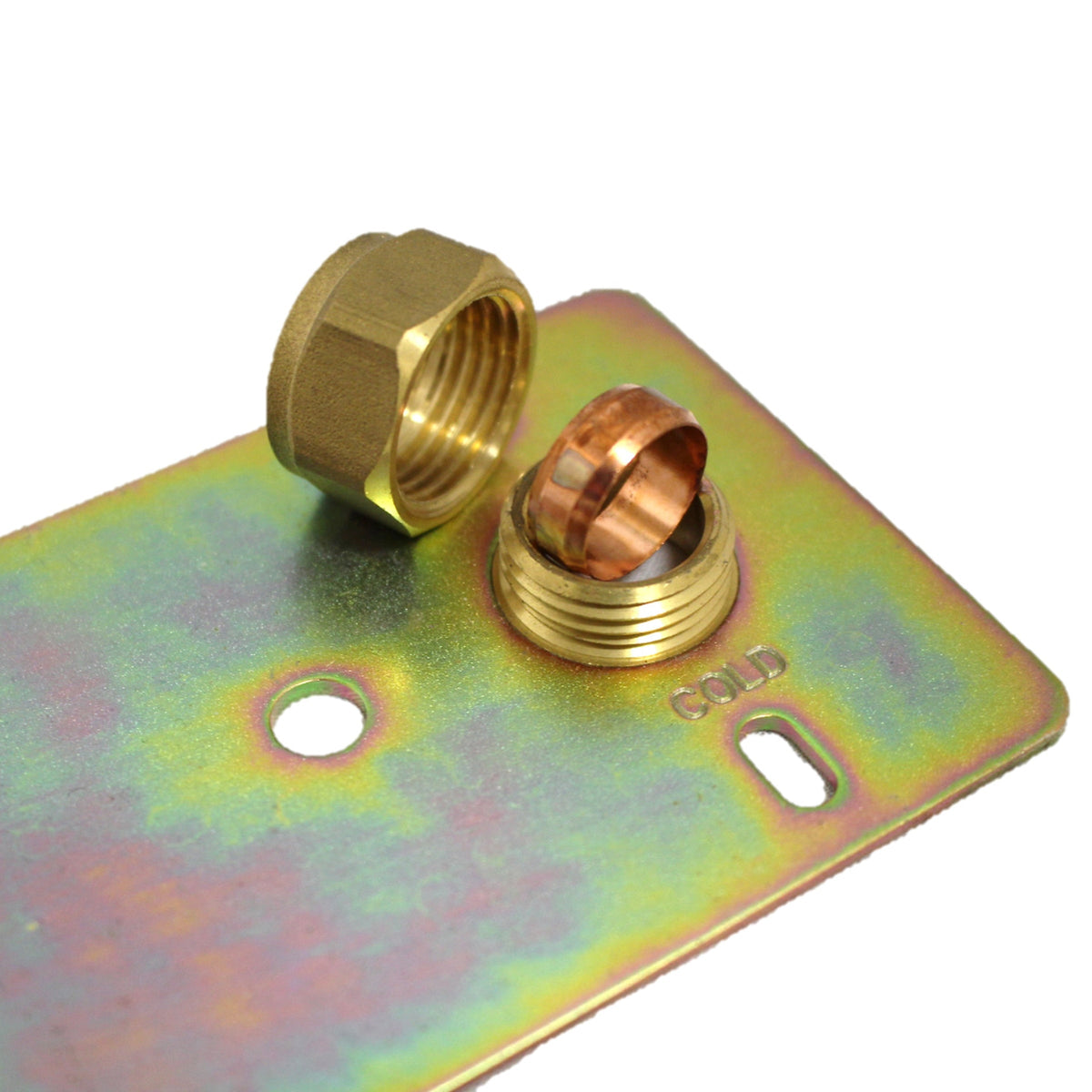 Marketplace JPG companion for Shower Fixings Plate Concealed for Exposed Bar Valve 150mm