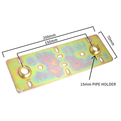 Marketplace JPG companion for Shower Fixings Plate Concealed for Exposed Bar Valve 150mm