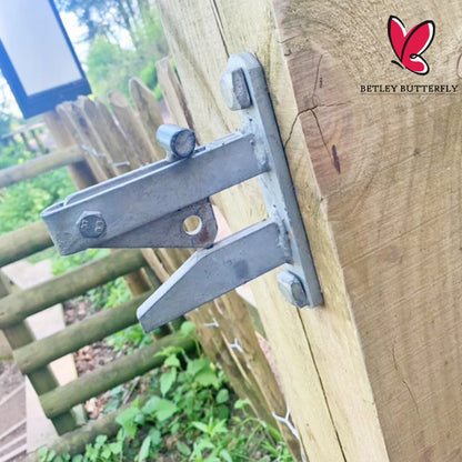Marketplace JPG companion for Self Locking Auto Gate Catch Galvanised Steel Gate Latch with Straight Striker