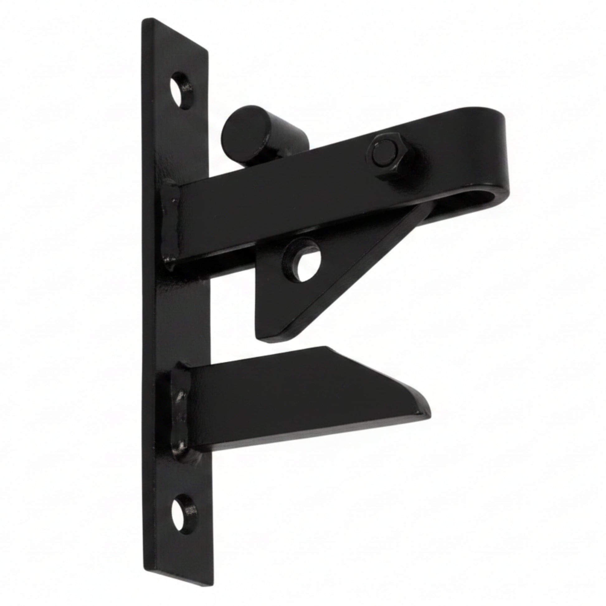 Marketplace JPG companion for Black Self-Locking Gate Catch Automatic Closing Latch