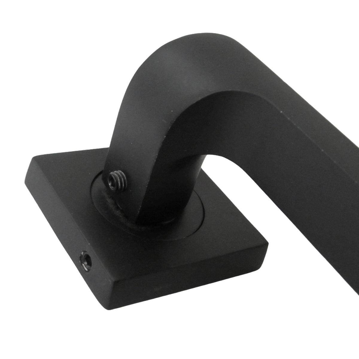 Marketplace JPG companion for UNO-2 Door Handle Matt Black Lever on Square Rose Internal Handles + 64mm Latch & Hinges