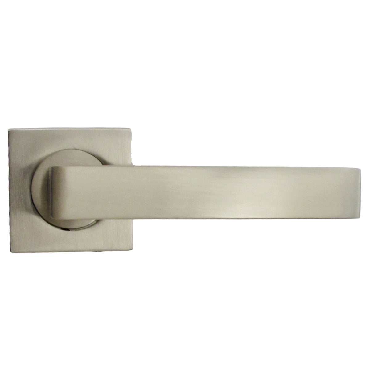 Marketplace JPG companion for Cafri Door Handle Satin Nickel Rectangular Lever on Square Rose Internal Latch Handles
