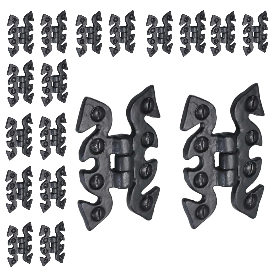 Charnières de porte nickelées de 75 mm (3 po) - Pack multiple