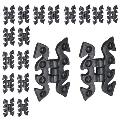 Charnières de porte nickelées de 75 mm (3 po) - Pack multiple