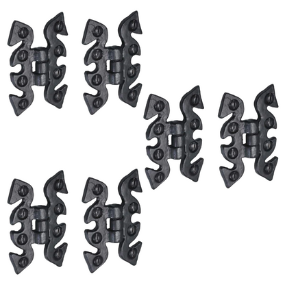 Charnières de porte nickelées de 75 mm (3 po) - Pack multiple