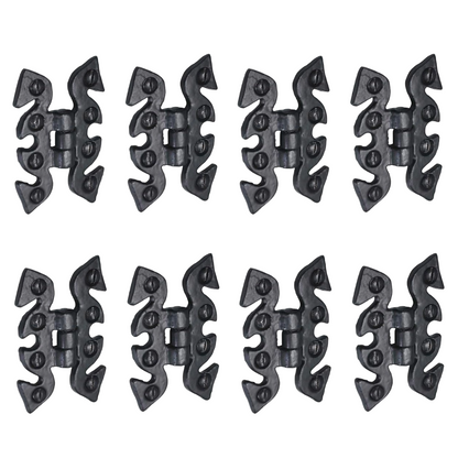 Charnières de porte nickelées de 75 mm (3 po) - Pack multiple