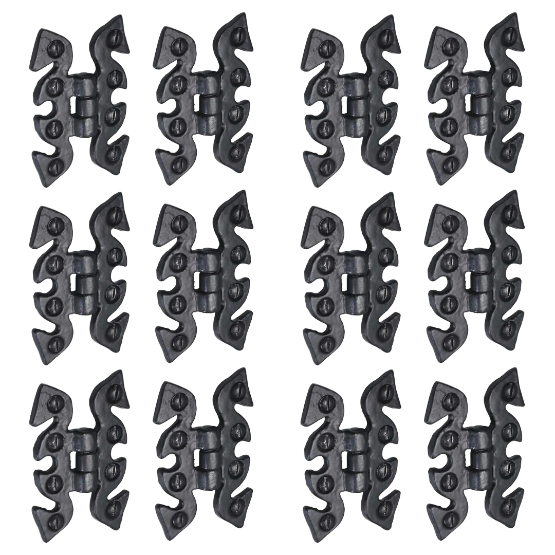 Charnières de porte nickelées de 75 mm (3 po) - Pack multiple