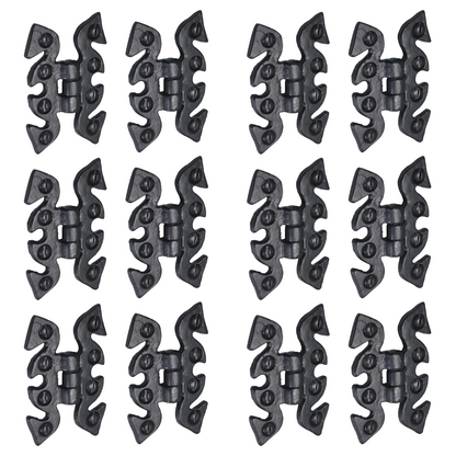 Charnières de porte nickelées de 75 mm (3 po) - Pack multiple