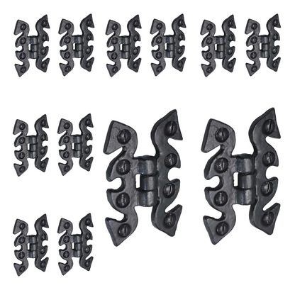 Charnières de porte nickelées de 75 mm (3 po) - Pack multiple