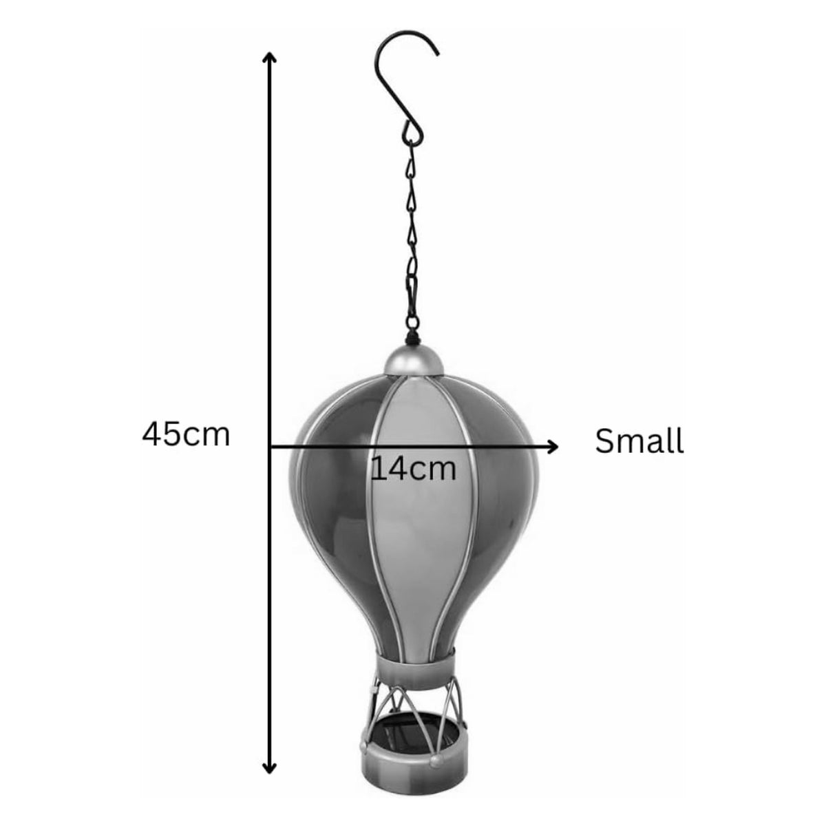 Tesco JPG version for Spectrum Solar Hot Air Balloon - Outdoor Hanging LED Light for Garden, Patio & Porch Décor