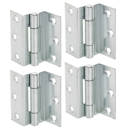 Marketplace JPG companion for Stormproof 63mm Cranked Hinges - Zinc Plated Brass Timber Window Caravan Shut - 2"