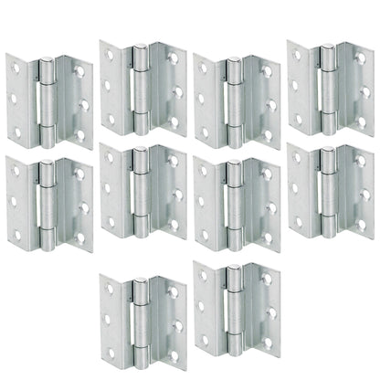 Marketplace JPG companion for Stormproof 63mm Cranked Hinges - Zinc Plated Brass Timber Window Caravan Shut - 2"