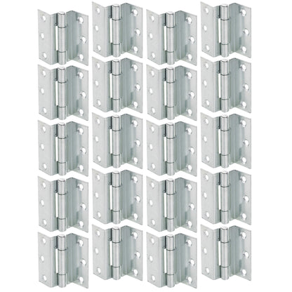 Marketplace JPG companion for Stormproof 63mm Cranked Hinges - Zinc Plated Brass Timber Window Caravan Shut - 2"