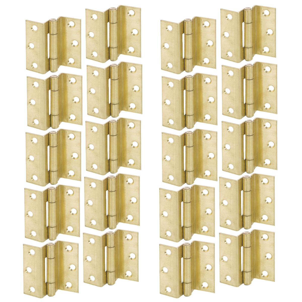 Marketplace JPG companion for Stormproof 63mm Cranked Hinges - Zinc Plated Brass Timber Window Caravan Shut - 2"