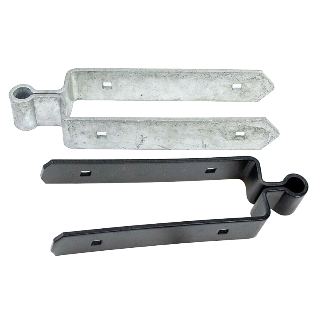 CHARNIÈRE DE PORTAIL À DOUBLE SANGLE 12" 300 mm POUR PORTAILS DE 3"