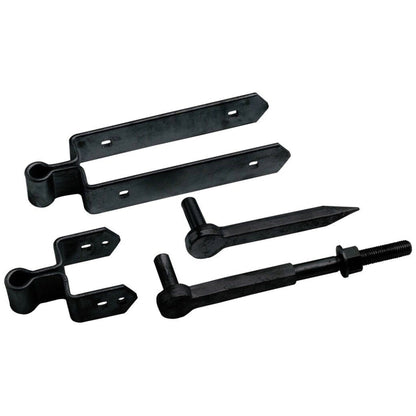 Marketplace JPG companion for Double Strap Farm & Field Gate Hinge Set 12" / 18" / 24" for 3in Gates Black or Galvanised