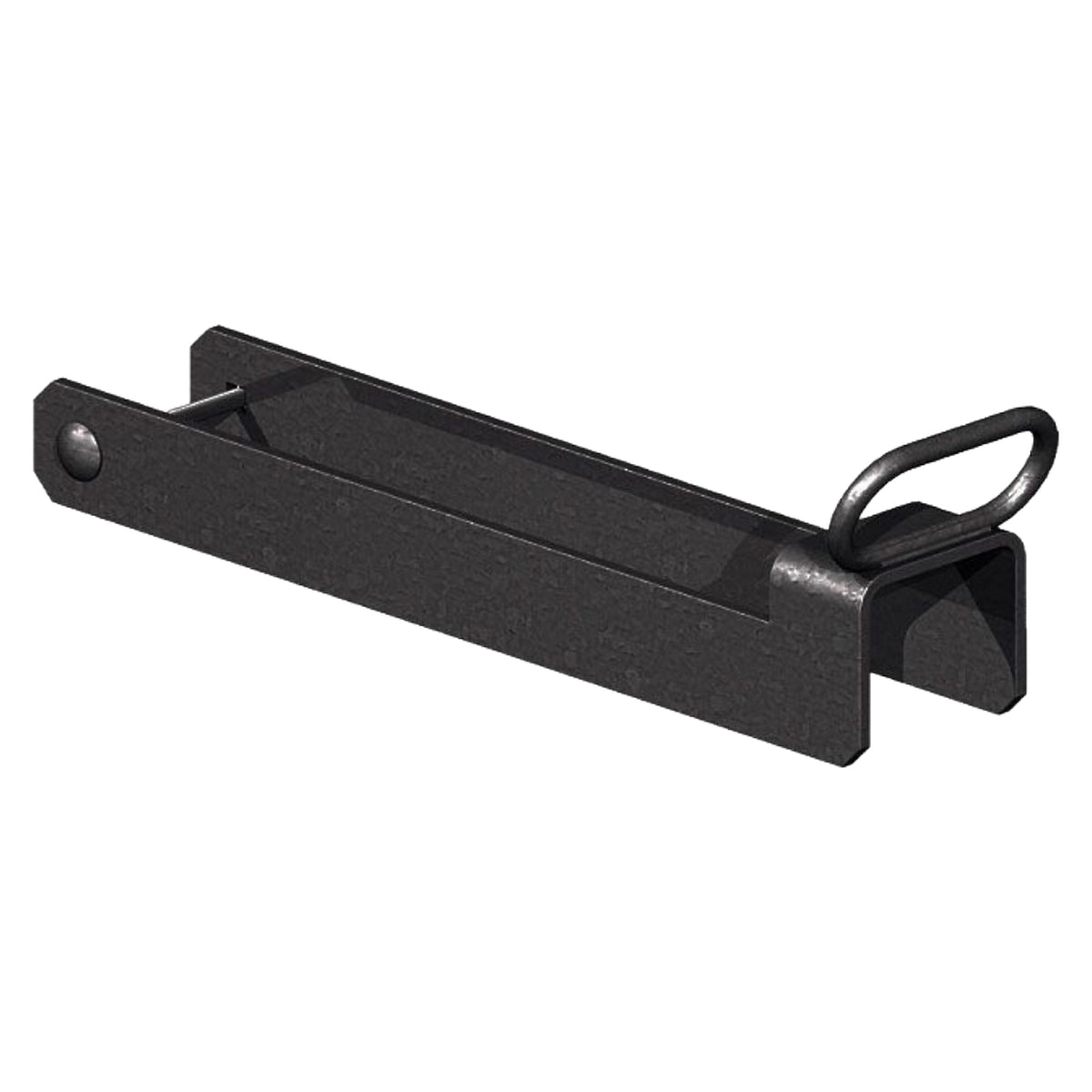 Marketplace JPG companion for Throw Over Loop Gate Latch 14" Heavy Duty Black 3" Lifting Handle for Horse Stables Barn