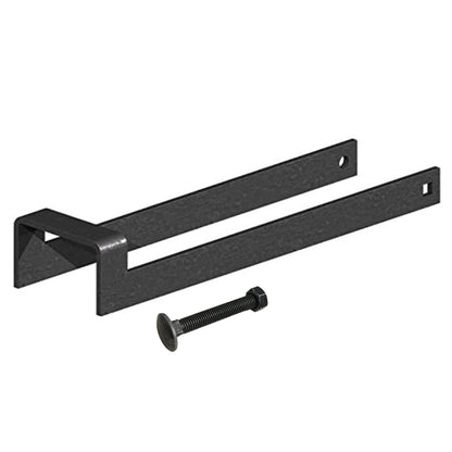 Marketplace JPG companion for Throw Over Loop Gate Latch 14" Heavy Duty Black 3" Wide for Horse Stables Barn - 350mm