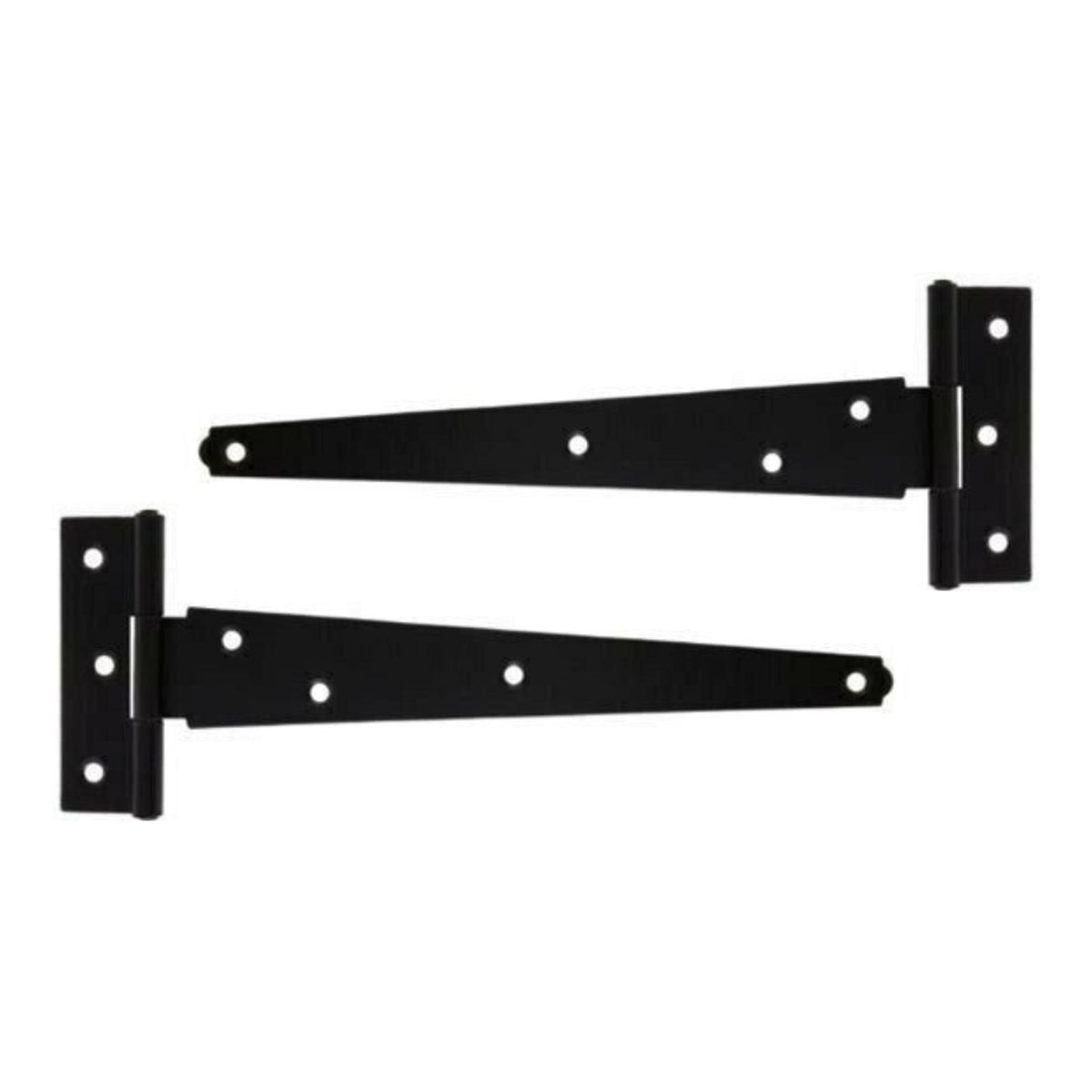 Marketplace JPG companion for Black Tee Hinge Steel Pair 8/10/12/14/16/18/24" Medium Duty T Hinge, Pack of 2