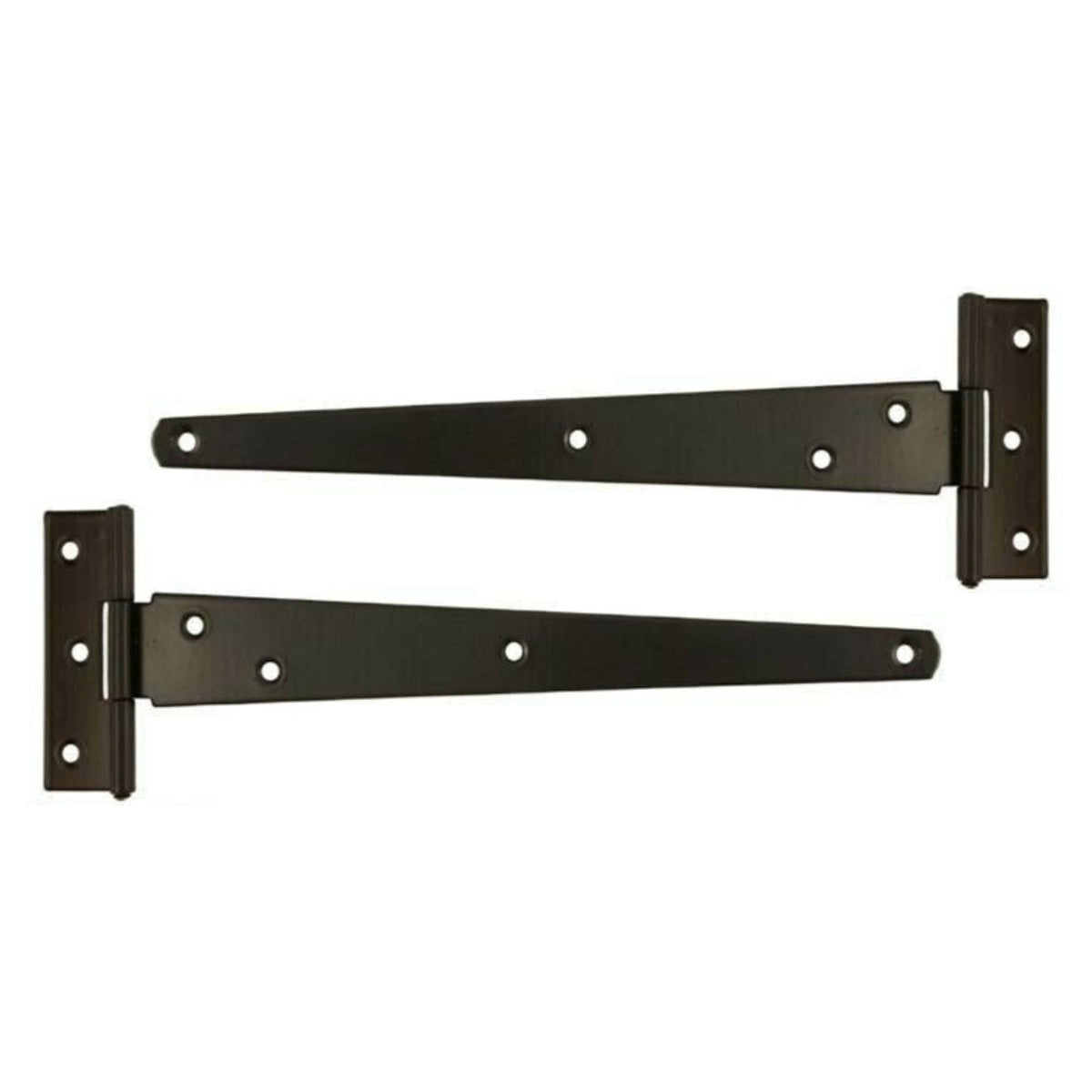 Marketplace JPG companion for Black Tee Hinge Steel Pair 8/10/12/14/16/18/24" Medium Duty T Hinge, Pack of 2
