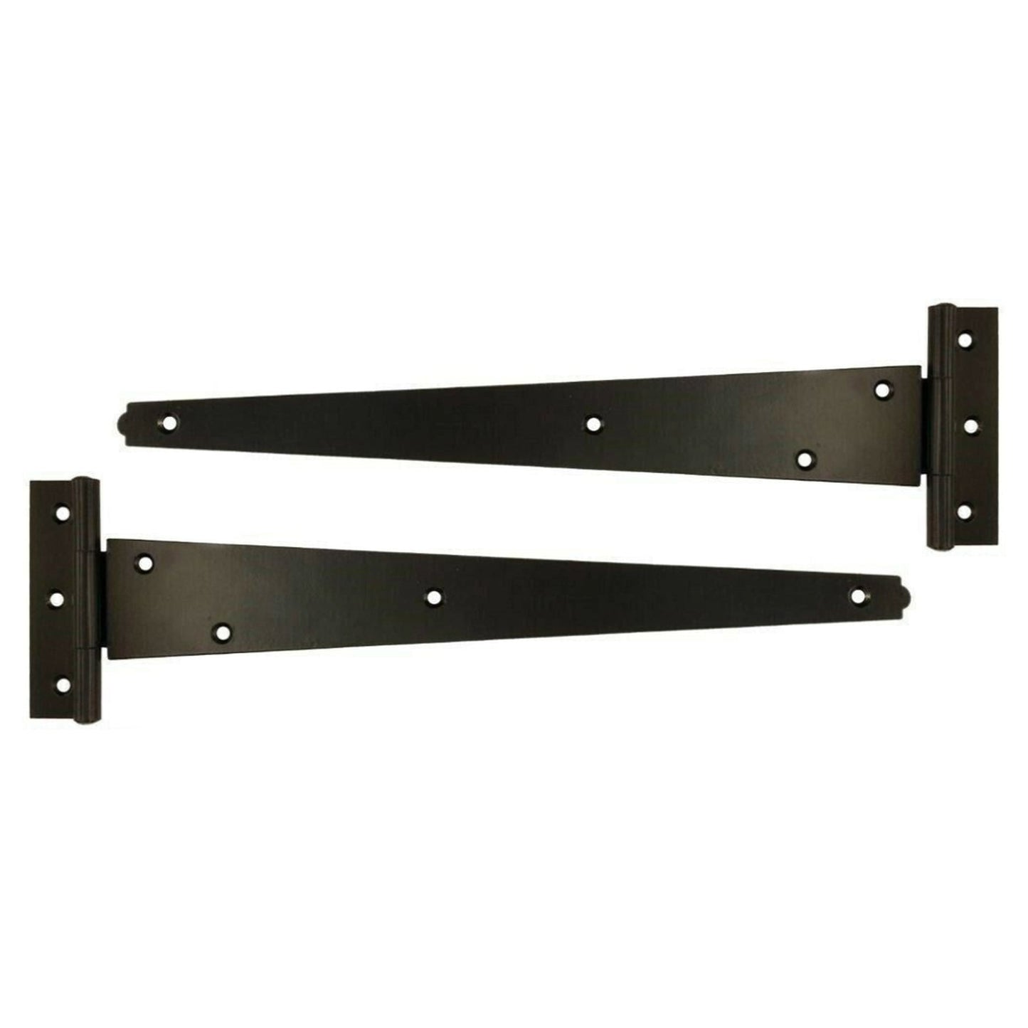 Marketplace JPG companion for Black Tee Hinge Steel Pair 8/10/12/14/16/18/24" Medium Duty T Hinge, Pack of 2